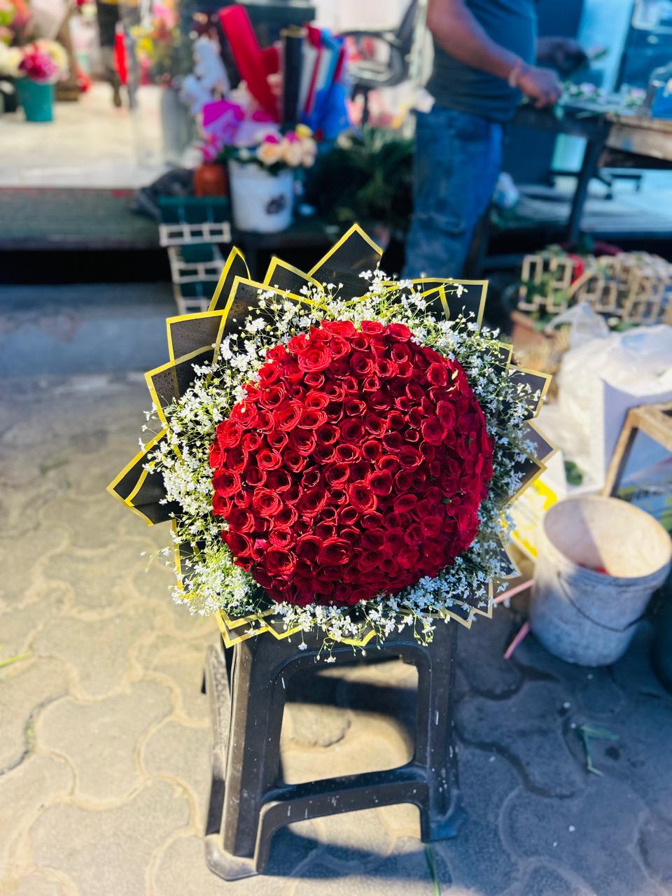 Valentine's Big Rose Bouquet