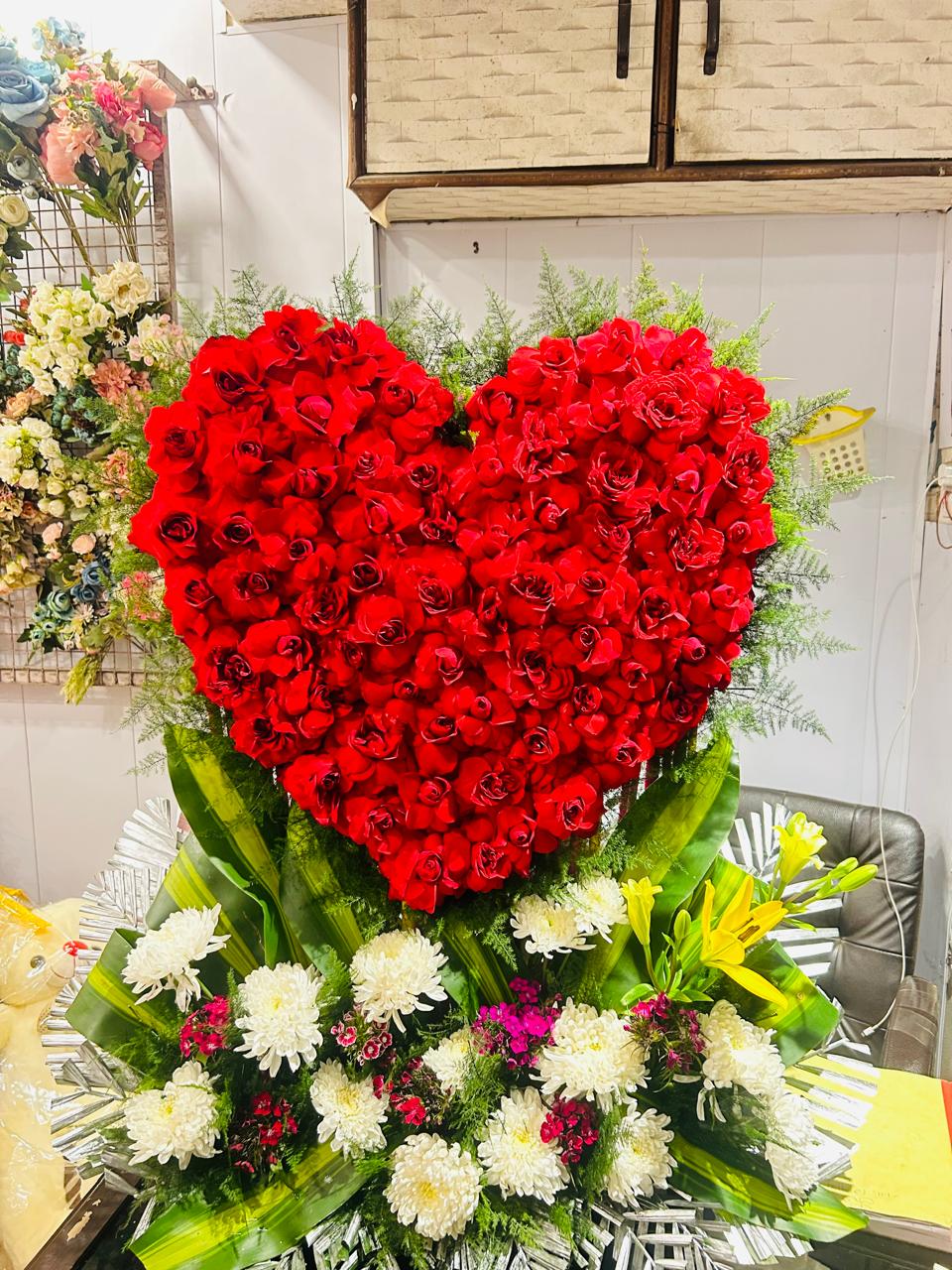 Valentine's Heart Bouquet