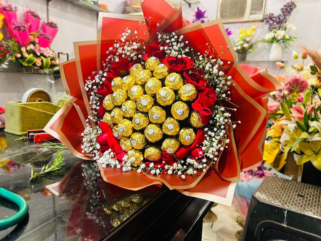 Rose & Chocolate Bouquet