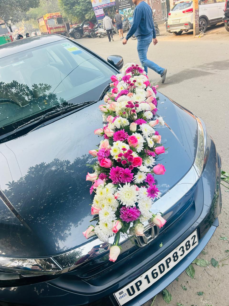 Wedding Car Flower Decoration Farmhouse Ghaziabad