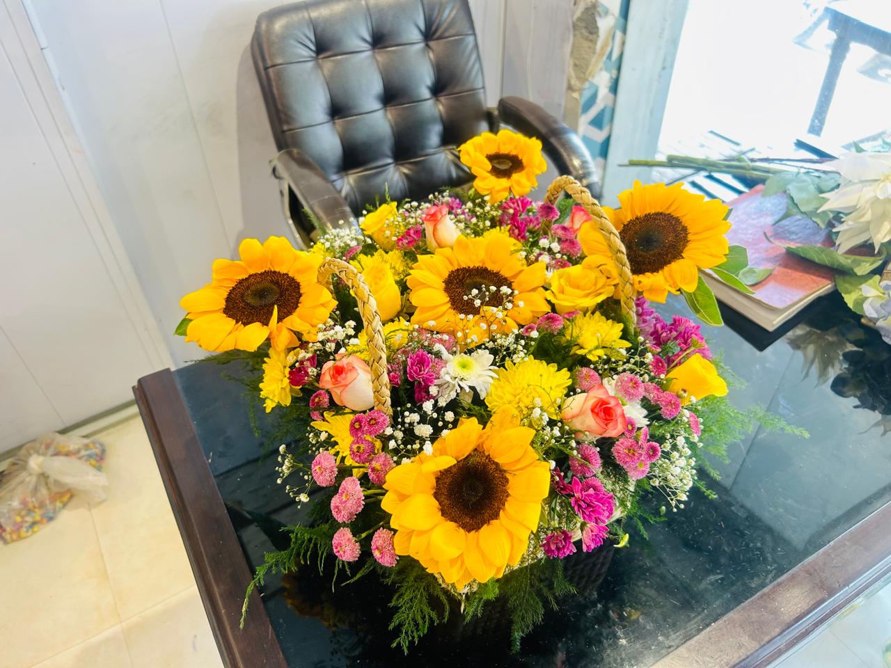 Sunflower Small Bunch Same Day Delivery