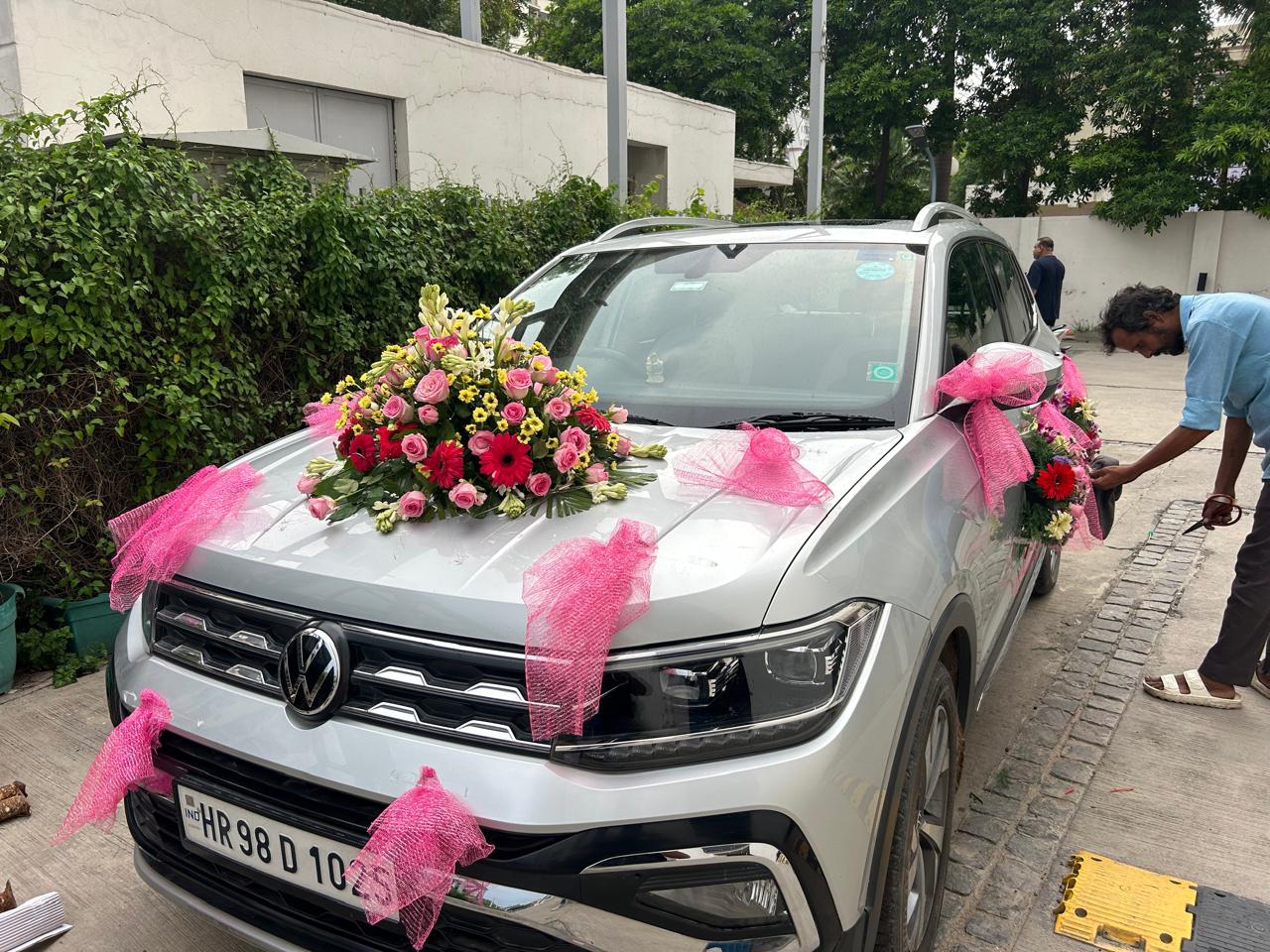 Wedding Car Decoration Ribbon Noida